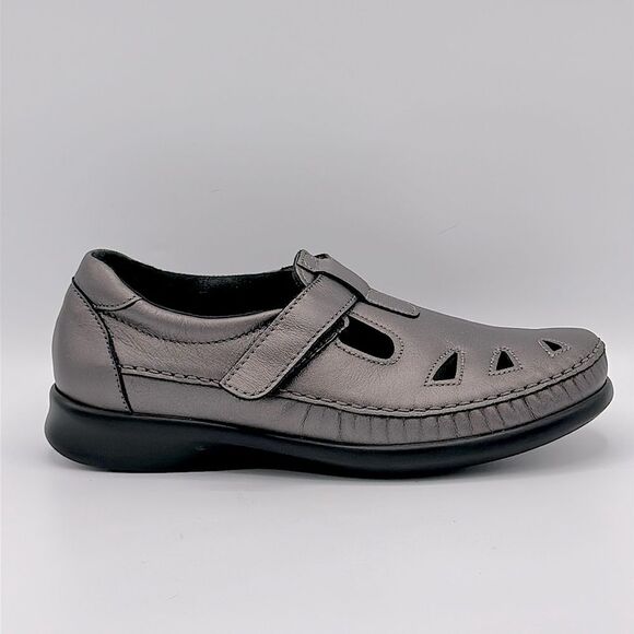 SAS Roamer Shoes Size 7W Gray Leather - Picture 2 of 14